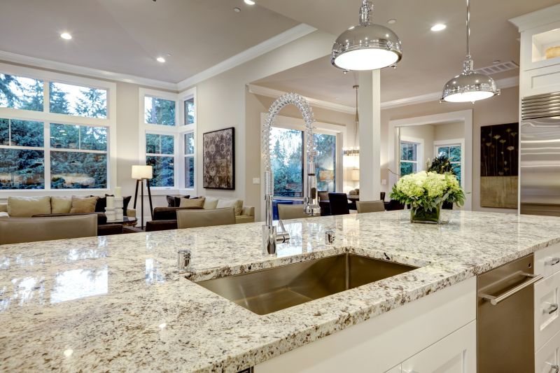 Luxury Home Bar with Granite Counter
